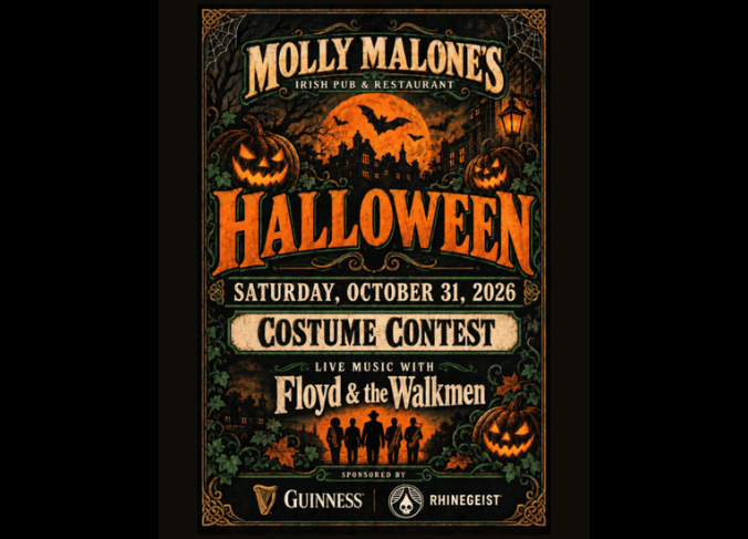 Halloween Party at Molly Malone’s Irish Pub & Restaurant