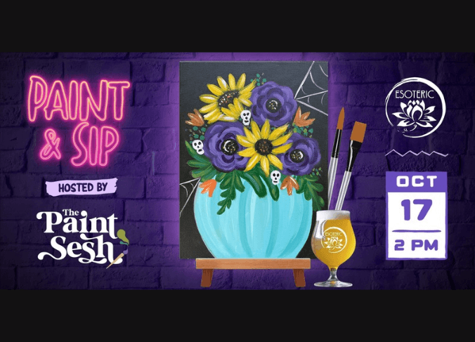 'Haunted Harvest' Paint and Sip at Esoteric Brewing Company