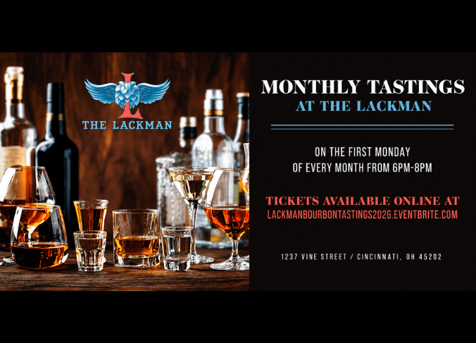 Monthly Bourbon Tastings at The Lackman