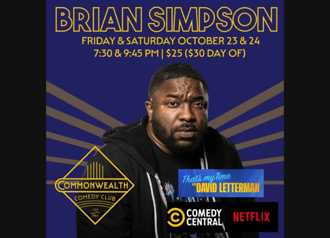 Brian Simpson Presented by Commonwealth Comedy Club